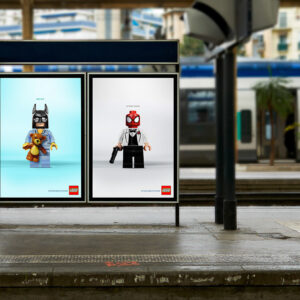 Superheroes Lego slide