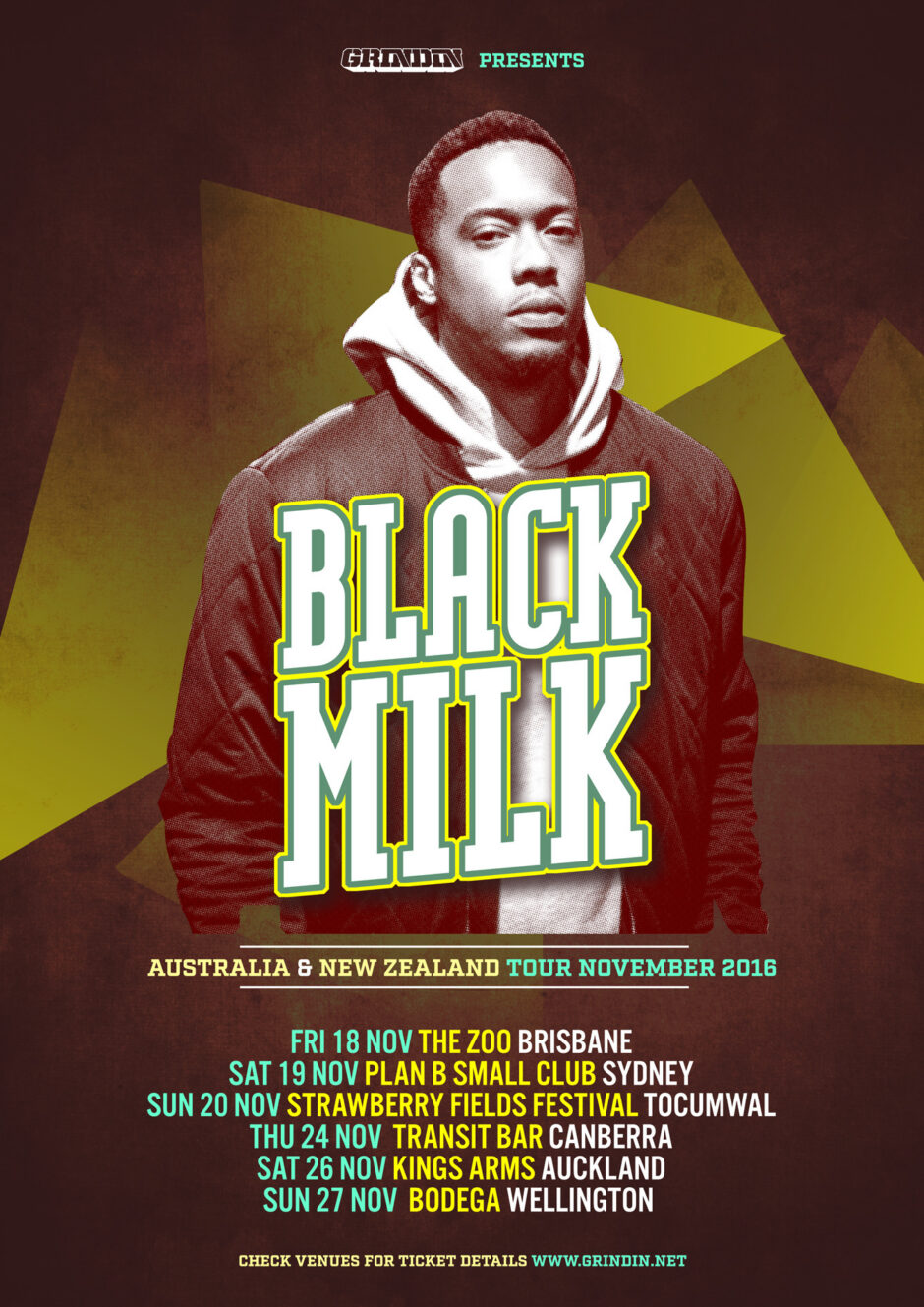 Black Milk Australia & NZ Tour