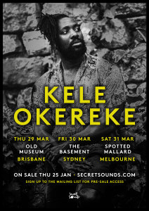 Kele Okereke 2018 Tour