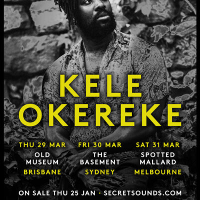 Kele Okereke 2018 Australian Tour