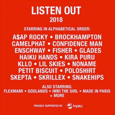 Listen Out Festival 2018