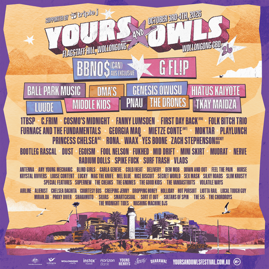 Yours & Owls Festival Line Up Announcement 2026